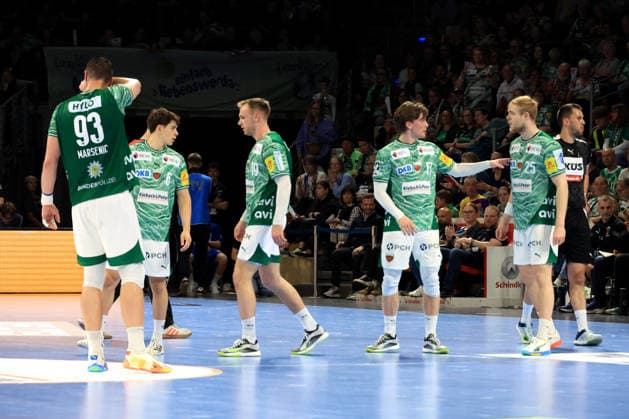 DEU, DHB, 1.HBL, Fuechse Berlin vs. Hannover Burgdorf, 21.05.2026, Max-Schmeling-Halle, Berlin, DEU, DHB, 1.HBL, Fuechse Berlin vs. Hannover Burgdorf, im Bild Fuechse-Spielerkreis