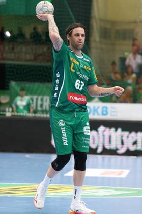 Deutschland: Handballbundesliga 2025 - 2026, 32. Spieltag - SC DHfK Leipzig gegen MT Melsungen, Quarterback Immobilien Arena (Leipzig): Dean Bombac (SC DHfK Leipzig, 67) Copyright: xLucasxWalterx