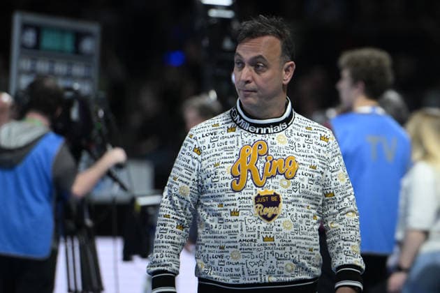 21.05.2026, xlakx, Handball Daikin HBL, Fuechse Berlin - TSV Hannover-Burgdorf v.l. Bob Hanning (Fuechse Berlin Geschaeftsfuehrer) enttaeuscht, schaut enttaeuscht, niedergeschlagen, disappointed Berlin