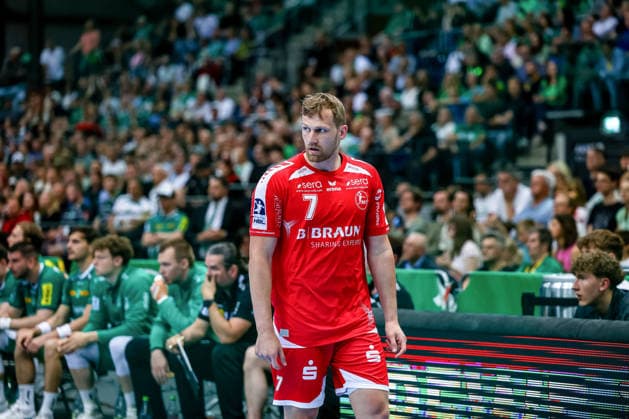 David Mandic (MT Melsungen, 07), SC DHfK Leipzig vs MT Melsungen, Handball, 1. Bundesliga, 32. Spieltag, Saison 2025 2026, 21.05.2026, SC DHfK Leipzig vs MT Meslungen, Handball, 1. Bundesliga, 32. Spieltag, Saison 2025 2026, 21.05.2026 Leipzig Copyright: xEibner-Pressefoto LauraxRoemerx EP_LRR