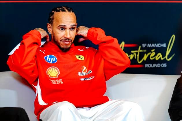 MONTREAL - Formula 1 driver Lewis Hamilton of Scuderia Ferrari HP during the Formula 1 Canada Race at the Circuit Gilles Villeneuve on May 21, 2026 in Montreal, Canada. (Photo by DeFodi Images) -