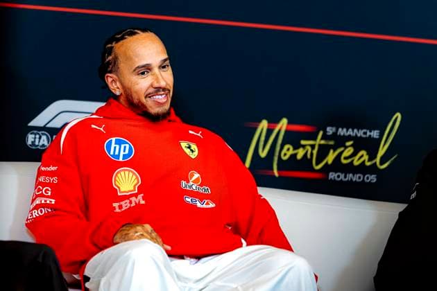 MONTREAL - Formula 1 driver Lewis Hamilton of Scuderia Ferrari HP during the Formula 1 Canada Race at the Circuit Gilles Villeneuve on May 21, 2026 in Montreal, Canada. (Photo by DeFodi Images) -