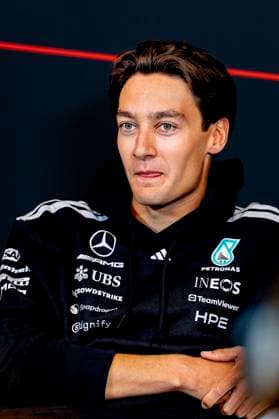 MONTREAL - Formula 1 driver George Russell of Mercedes AMG-Petronas Formula One Team during the Formula 1 Canada Race at the Circuit Gilles Villeneuve on May 21, 2026 in Montreal, Canada. (Photo by DeFodi Images) -
