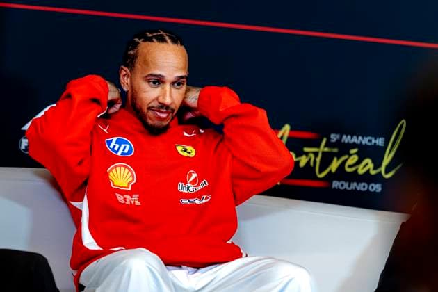 MONTREAL - Formula 1 driver Lewis Hamilton of Scuderia Ferrari HP during the Formula 1 Canada Race at the Circuit Gilles Villeneuve on May 21, 2026 in Montreal, Canada. (Photo by DeFodi Images) -
