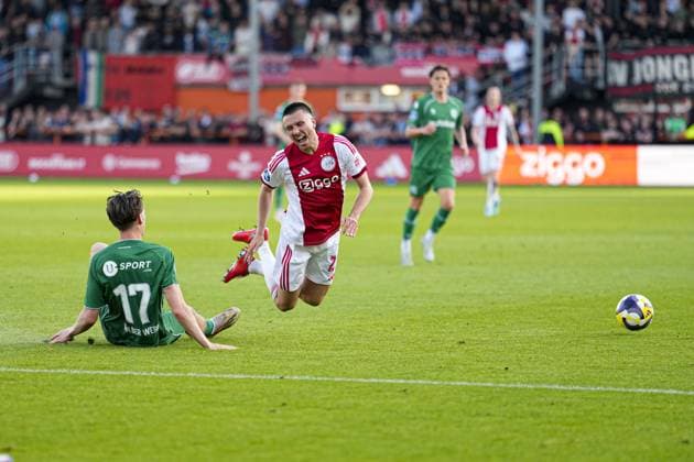 VOLENDAM , 21-05-2026 , Kras Stadium, season 2025 2026 , Play-offs for European football , Dutch Eredivisie Football . Match between Ajax and FC Groningen , picture shows Ajax player Steven Berghuis Ajax - Groningen (play off)  x203866872x Copyright: