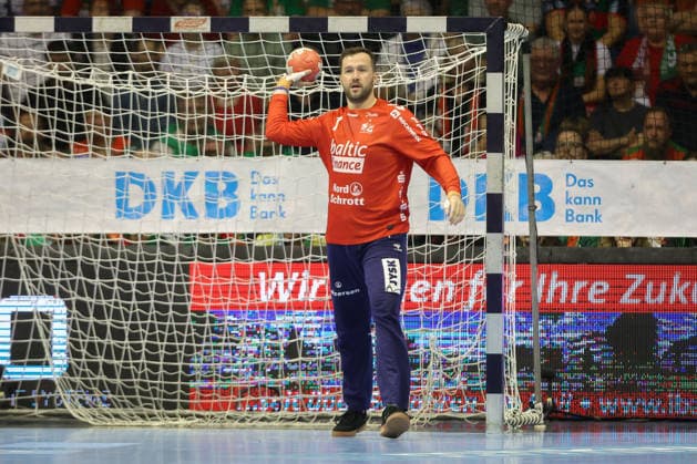 21.05.2026, xtgx, Handball, Daikin HBL, SC Magdeburg - SG Flensburg Handewitt v.l. Benjamin Buric (Flensburg, 1) Magdeburg