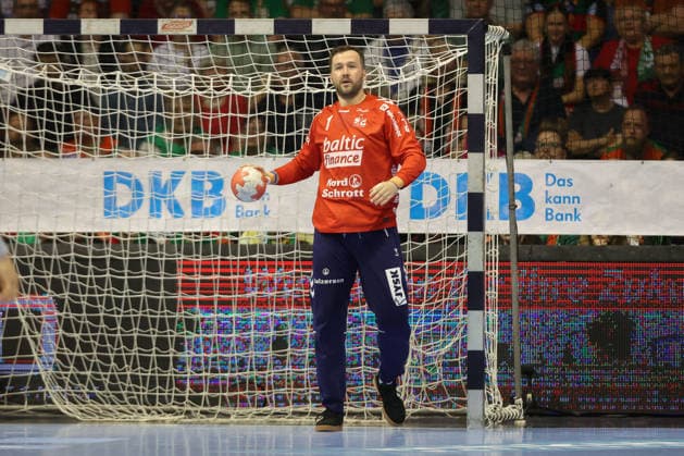 21.05.2026, xtgx, Handball, Daikin HBL, SC Magdeburg - SG Flensburg Handewitt v.l. Benjamin Buric (Flensburg, 1) Magdeburg