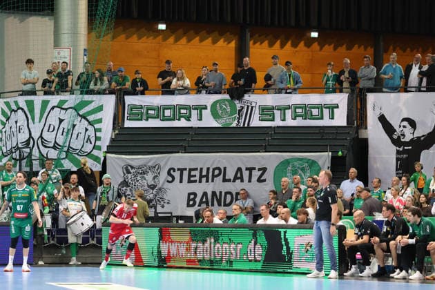 Deutschland: Handballbundesliga 2025 - 2026, 32. Spieltag - SC DHfK Leipzig gegen MT Melsungen, Quarterback Immobilien Arena (Leipzig): Leipzig Fans Copyright: xLucasxWalterx