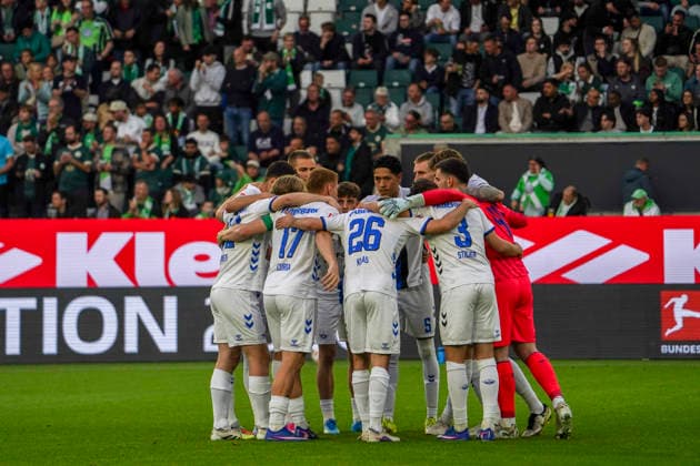 Deutschland: Relegation Bundesliga 2025 2026, Spiele Do, 21.05.2026 - VfL Wolfsburg vs SC Paderborn 07 - Volkswagen Arena (Wolfsburg): Mannschaftsfoto, Totale SC Paderborn 07 Wolfsburg Copyright: xAymanxAlahmedx