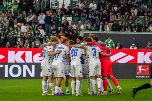 Deutschland: Relegation Bundesliga 2025 2026, Spiele Do, 21.05.2026 - VfL Wolfsburg vs SC Paderborn 07 - Volkswagen Arena (Wolfsburg): Mannschaftsfoto, Totale SC Paderborn 07 Wolfsburg Copyright: xAymanxAlahmedx