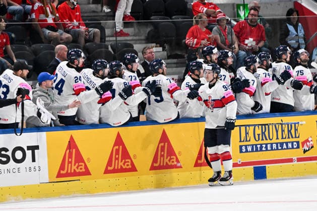 ZURICH, SWITZERLAND - MAY 21: Josh Waller of Great Britain celebrates his goal during the 2026 IIHF Ice hockey, Eishockey World Championship, WM, Weltmeisterschaft Switzerland game between Switzerland and Great Britain at Swiss Life Arena on May 21, 2026 in Zurich, Zurich. Zurich Swiss Life Arena Zurich Switzerland Copyright: xJustPictures.ch AndreaxBrancax jp-en-EuSpIm-JP7_ANB_Sui_GB_21052026_1689