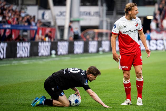 2026-05-21 FC Utrecht v SC Heerenveen - Dutch Eredivisie Conference League Play Offs Semi-Final UTRECHT, NETHERLANDS - MAY 21: Dani de Wit of FC Utrecht shouting during the Dutch Eredivisie Conference League Play Offs Semi-Final match between FC Utrecht and SC Heerenveen at Stadion Galgenwaard on May 21, 2026 in Utrecht, Netherlands. Utrecht Stadion Galgenwaard Netherlands Content not available for redistribution in The Netherlands directly or indirectly through any third parties. Copyright: xGabrielxCalvinoxAlonsox