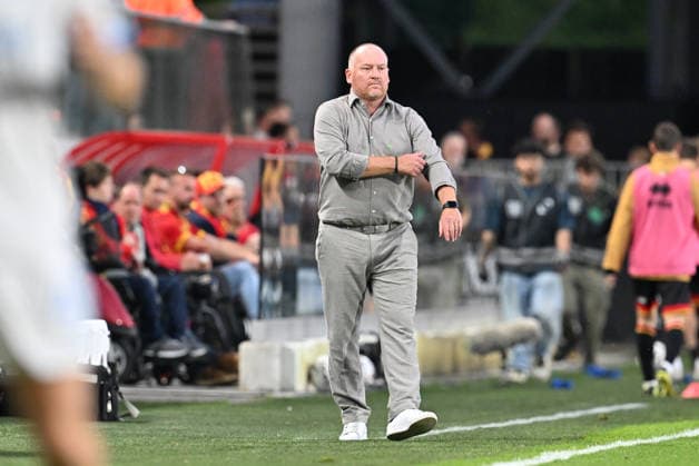 260521 KV Mechelen vs Club Brugg head coach Frederik Vanderbiest of KV Mechelen pictured during the Jupiler Pro League season 2025 - 2026 matchday 9 game in the Champions Play offs between KV Mechelen and Club Brugge KV on May 21 , 2026 in Mechelen, Belgium. (Photo by David Catry Isosport) Mechelen Belgium  Copyright: xDavidxCatryx 20260521DC2_2511
