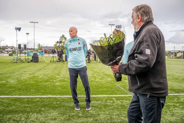 260521 Head coach Stale Solbakken of the Norwegian national football team during a presentation of the squad selection ahead of the FIFA World Cup, WM, Weltmeisterschaft, Fussball on May 21, 2026 in Grue. Photo: Vegard Grott BILDBYRAN kod VG VG0924 bbeng fotball fotboll football soccer norge norway press conference, PK, Pressekonferenz pressekonferanse fifa world cup fotball vm vm 2026 uttak kirkenaer Copyright: VEGARDxGRoTT BB260521VG020