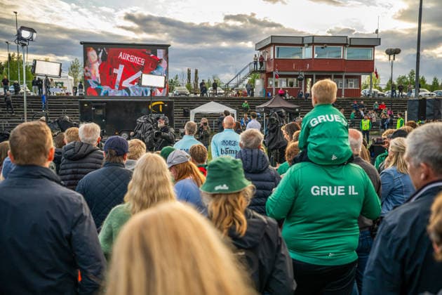 260521 Head coach Stale Solbakken and assistant coach Kent Bergersen of the Norwegian national football team during a presentation of the squad selection ahead of the FIFA World Cup, WM, Weltmeisterschaft, Fussball on May 21, 2026 in Grue. Photo: Vegard Grott BILDBYRAN kod VG VG0924 bbeng fotball fotboll football soccer norge norway press conference, PK, Pressekonferenz pressekonferanse fifa world cup fotball vm vm 2026 uttak kirkenaer Copyright: VEGARDxGRoTT BB260521VG028