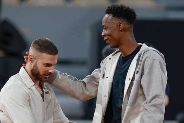 May 21, 2026, Paris, Paris, France: Matt POKARA and Gael MONFILS during GAEL AND FRIENDS the tribute to Gael Monfils before of the tennis Grand Slam of Roland Garros 2026, at Roland Garros Stadium - on May 21 2026 .Paris - France Paris France - ZUMAb253 20260521_zsp_b253_192 Copyright: xLoicxBaratouxx