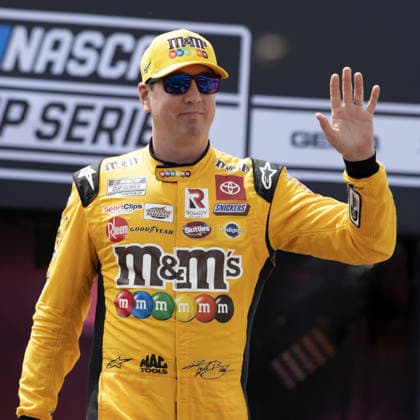 KYLE BUSCH (May 2, 1985 - May 21, 2026) an American professional stock car racing driver and racing team owner, who raced in NASCAR, Motorsport, USA from 2001 to 2026, has died at 41 after being hospitalized with a ˜severe illness™. A two-time NASCAR Cup Series champion, winning titles in 2015 and 2019, Busch is widely regarded as one of the greatest drivers of his generation. FILE PHOTO SHOT ON: August 14, 2022, Richmond, Virginia, USA: No. 18 KYLE BUSCH at the NASCAR Cup Series Federated Auto Parts 400, at the Richmond Raceway. Kyle Busch 1985-2026 NASCAR Racing Champion  - ZUMAb177 20220814_mda_b177_061 Copyright: xTaidghxBarronx