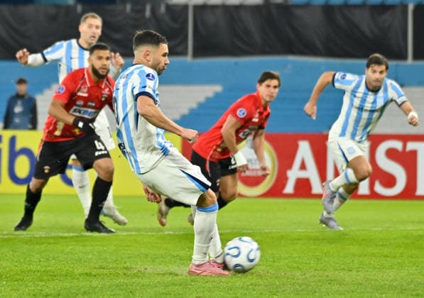 Maravilla Martinez. Racing vs Caracas. Copa Conmebol Libertadores. Copyright: xjuanbaezphxJUANxMANUELxBAEZx
