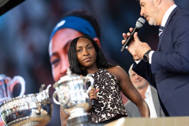 RG 2026 - Drawing NB RG 2026 - Drawing NB Coco Gauff attends the Drawing Ceremony prior to the 2026 French Open at Roland Garros on May 21, 2026 in Paris, France. Photo by Nasser Berzane ABACAPRESS.COM Paris France  Copyright: xBerzanexNasser ABACAx Paris France  Copyright: xIMAGO ABACAPRESSx