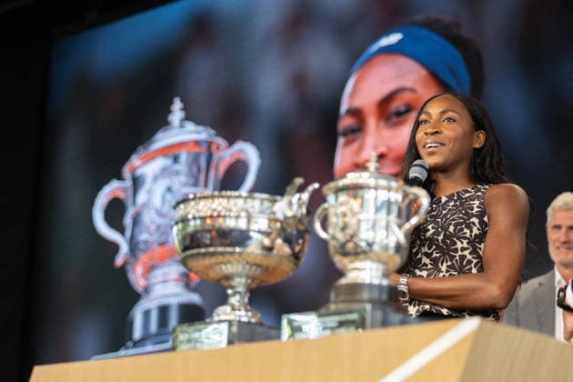 RG 2026 - Drawing NB RG 2026 - Drawing NB Coco Gauff attends the Drawing Ceremony prior to the 2026 French Open at Roland Garros on May 21, 2026 in Paris, France. Photo by Nasser Berzane ABACAPRESS.COM Paris France  Copyright: xBerzanexNasser ABACAx Paris France  Copyright: xIMAGO ABACAPRESSx