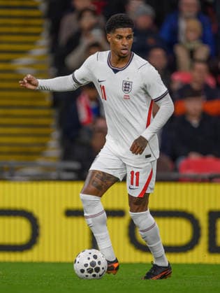 31 March 2026 - England v Japan - International Friendly, Länderspiel, Nationalmannschaft - Wembley. England v Japan - International Friendly - Wembley. England s Marcus Rashford in action. Picture : Mark Pain London England  Copyright: xMarkxPainx