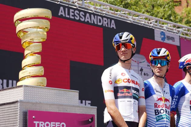 Italy™s Giulio Pellizzari of Red Bull - Bora - Hansgrohe during Stage 13 of the Giro d™Italia, from Alessandria to Verbania, Italy, Friday, May 22, 2026.  Copyright: xMassimoxPaolone LaPressex