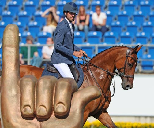 Christian Kukuk (GER) mit Pferd Fantasia De WY und der Aachener Klenkes (Gruss per Finger der Aachener) , S1 - Preis der Soers, CSI5*, Spezial Zwei-Phasen Springprüfung , Weltfest des Pferdesports, World Equestrian Festival, TSCHIO Aachen 2026, TSCHIO statt CHIO 2026, Aachener Soers, 22. bis 24. Mai 2026, Reitsport, 22.05.2026, Aachen Aachener Soers Deutschland *** Christian Kukuk GER with horse Fantasia De WY and the Aachener Klenkes Gruss per Finger der Aachener, S1 Prize of the Soers, CSI5, Special Two Phase Jumping Competition, World Equestrian Festival, World Equestrian Festival, TSCHIO Aachen 2026, TSCHIO instead of CHIO 2026, Aachener Soers, May 22nd to 24th 2026, Equestrian sport, May 22nd 2026, Aachener Soers Germany