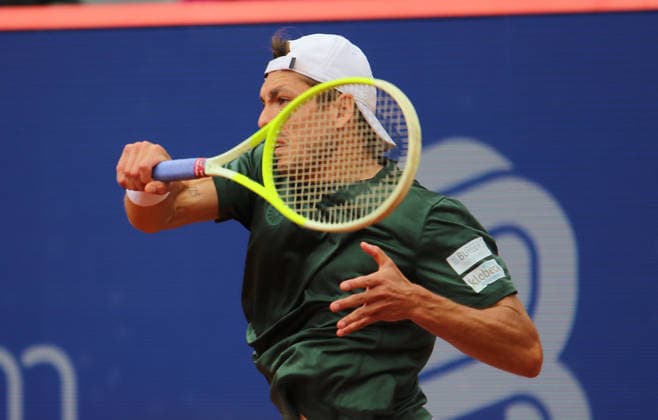 Bitpanda Hamburg Open, ATP, Tennis Herren 500, Halbfinale im Doppel: Jakob Schnaitter (Deutschland).