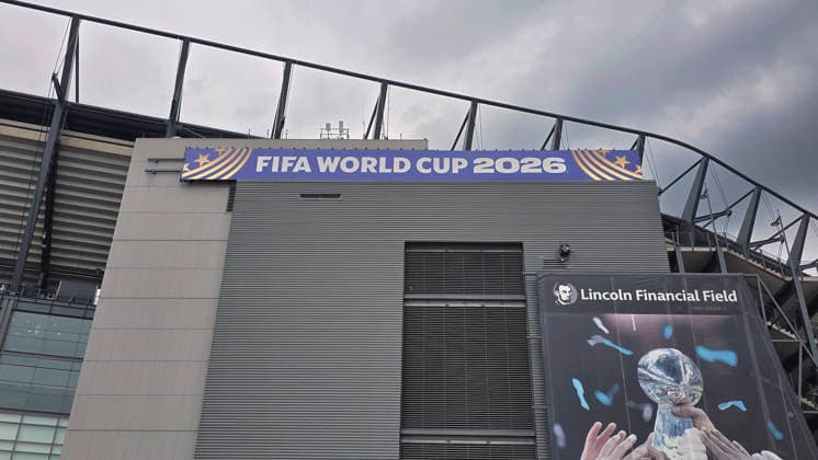 Foto : Blick auf das Lincoln Financial Field Stadium - in Philadelphia ( Pennsylvania , USA ) Vorschau Fussball WM 2026 *** Photo View of the Lincoln Financial Field Stadium in Philadelphia Pennsylvania , USA Preview Soccer World Cup 2026