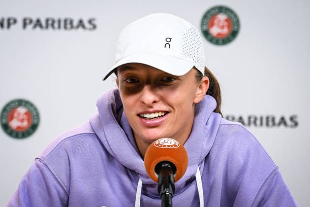 May 22, 2026, Paris, France, France: Iga SWIATEK of Poland during the Roland-Garros 2026, French Open 2026, Grand Slam tennis tournament at Roland-Garros Stadium on May 22, 2026 in Paris, France. Paris France - ZUMAm308 20260522_zsp_m308_023 Copyright: xMatthieuxMirvillex