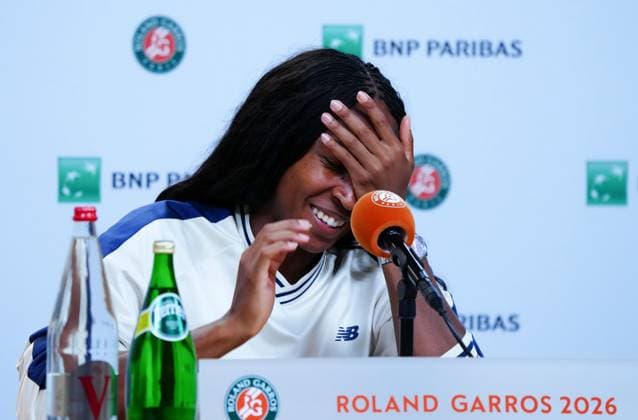 Coco Gauff during her press conference, PK, Pressekonferenz French Open Tennis, Friday Previews, Qualifying and Practice, Tennis, Roland Garros, Paris, France - 22 May 2026Paris Roland Garros France EDITORIAL USE ONLY No use with unauthorised audio, video, data, fixture lists, club league logos or live services. Online in-match use limited to 120 images, no video emulation. No use in betting, games or single club league player publications. Copyright: xJavierxGarcia Shutterstockx 16887306ar