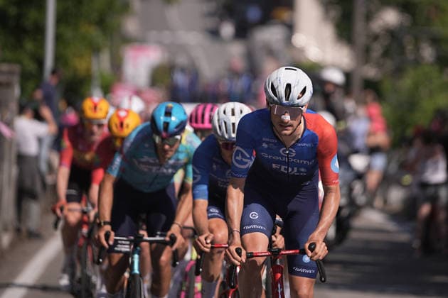 riders in the breakaway during Stage 13 of the Giro d™Italia, from Alessandria to Verbania, Italy, Friday May 22, 2026.  Copyright: xMarcoxAlpozzi LaPressex