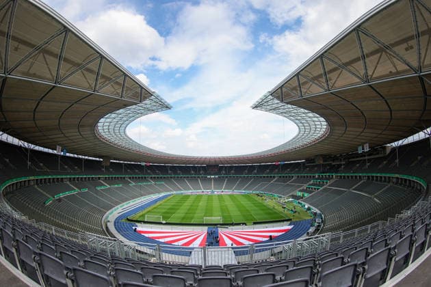 DFB Pokalfinale - 25 26 - Impressionen vor FC Bayern München - VfB Stuttgart am 22.05.2026 im Olympiastadion in Berlin Olympiastadion Berlin Übersicht Stadionfoto - Feature, Symbol, Symbolfoto, charakteristisch, Detail