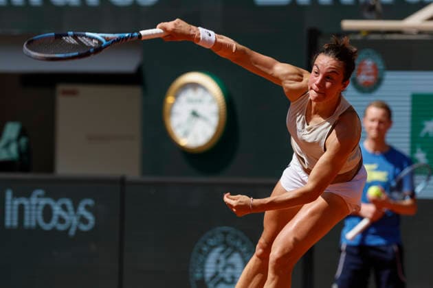 May 22, 2026, Paris, Paris, France: LooÂ¯s BOISSON (FRA) at practice during the qualifications week of the tennis Grand Slam of Roland Garros 2026, at Roland Garros Stadium - on May 22 2026 .Paris - France Tennis press conference, PK, Pressekonferenz Media Day Of The Tennis Grand Slam Of Roland Garros 2026  - ZUMAb253 20260522_zsp_b253_142 Copyright: xLoicxBaratouxx