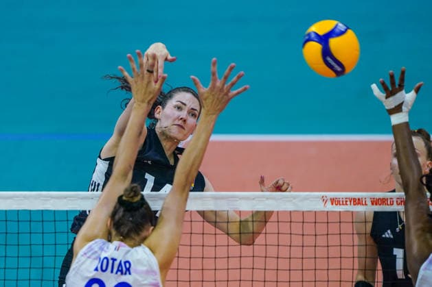 2026-05-22 Germany v France - Four Nations Cup APELDOORN, NETHERLANDS - MAY 22: Marie Scholzel of Germany during the Four Nations Cup match between Germany and France at Omnisport on May 22, 2026 in Apeldoorn, Netherlands. Apeldoorn Omnisport Netherlands Content not available for redistribution in The Netherlands directly or indirectly through any third parties. Copyright: xAndrexWeeningx