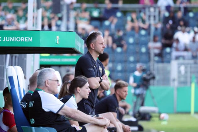 22.05.26 A-Junioren DFB-Pokal Finale 2026 U19 VfL Wolfsburg - U19 VfB Stuttgart Deutschland, Potsdam, 22.05.2026, Fussball, Saison 2025 2026, A-Junioren DFB-Pokal Finale 2026, U19 VfL Wolfsburg - U19 VfB Stuttgart: Tobias Rathgeb (Trainer U19 VfB Stuttgart).