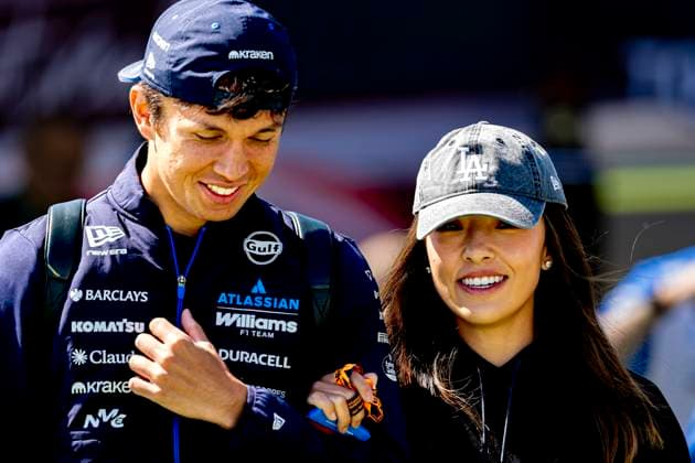 MONTREAL - Formula 1 driver Alexander Albon of Atlassian Williams F1 Team with his girlfriend during the Formula 1 Canada Race at the Circuit Gilles Villeneuve on May 22, 2026 in Montreal, Canada. (Photo by DeFodi Images) -