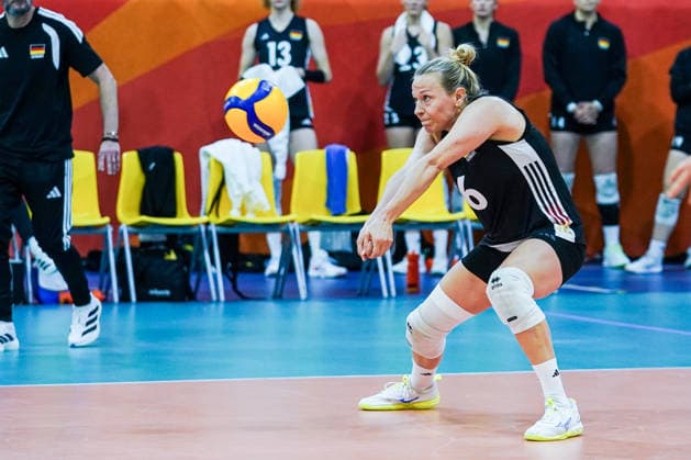 2026-05-22 Germany v France - Four Nations Cup APELDOORN, NETHERLANDS - MAY 22: Antonia Stautz of Germany during the Four Nations Cup match between Germany and France at Omnisport on May 22, 2026 in Apeldoorn, Netherlands. Apeldoorn Omnisport Netherlands Content not available for redistribution in The Netherlands directly or indirectly through any third parties. Copyright: xAndrexWeeningx