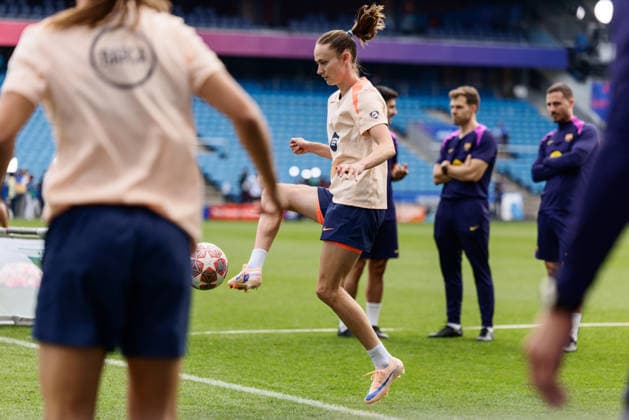 FC Barcelona training at Ullevaal Stadium for the Mesterliga final Oslo 20260522 FC Barcelonas Caroline Graham Hansen training at Ullevaal Stadium for the Mesterliga final Photo Jonas Been Henriksen NTB Oslo Norway EDITORIAL USE ONLY RESTRICTED USE FOR BETTING COMPANIES  Copyright: xJonasxBeenxHenriksenx xNTBx