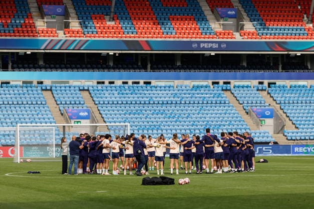 FC Barcelona training at Ullevaal Stadium for the Mesterliga final Oslo 20260522 FC Barcelona training at Ullevaal Stadium for the Mesterliga final Photo Jonas Been Henriksen NTB Oslo Norway EDITORIAL USE ONLY RESTRICTED USE FOR BETTING COMPANIES  Copyright: xJonasxBeenxHenriksenx xNTBx