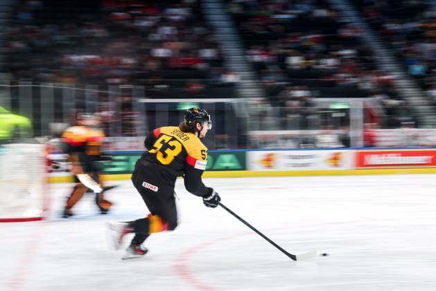 Ice hockey, Eishockey - IIHF WC 2026 ZURICH,SWITZERLAND,22.MAY.26 - ICE HOCKEY - IIHF Ice Hockey World Championship, WM, Weltmeisterschaft 2026, group stage, Germany vs Hungary. Image shows Moritz Seider (GER).  GEPAxpictures xMaticxKlansek