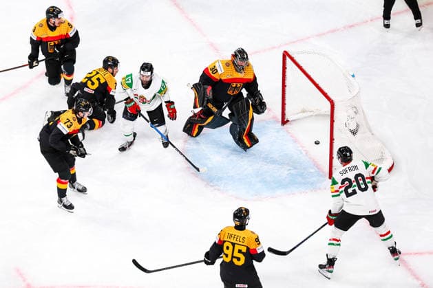 Ice hockey, Eishockey - IIHF WC 2026 ZURICH,SWITZERLAND,22.MAY.26 - ICE HOCKEY - IIHF Ice Hockey World Championship, WM, Weltmeisterschaft 2026, group stage, Germany vs Hungary. Image shows Philipp Grubauer (GER).  GEPAxpictures xMaticxKlansek
