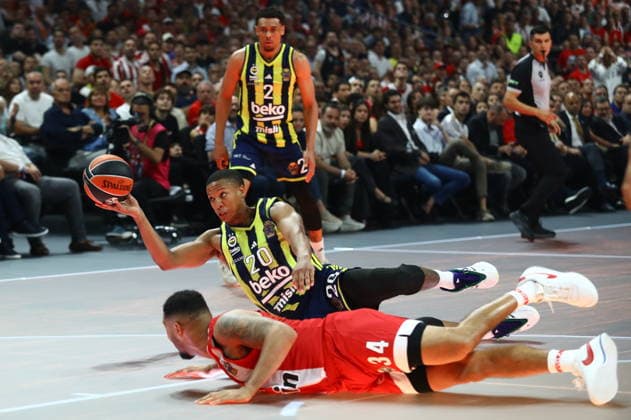 Olympiacos Piraeus v Fenerbahce Beko Istanbul Euroleague Final Four Devon Hall of Fenerbahce during the Euroleague match, Final Four Semifinal between Olympiacos Piraeus v Fenerbahce Beko Istanbul played at ATHENS Telekom Center Athens Stadium on May 22nd 2026 in Athens Greece Athens Greece Basketball Copyright: xLatoxKlodianx xAgenciaxLOFx