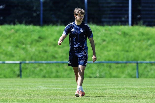 Fussball, 3.Liga Saison 2025 2026 Training MSV Duisburg 22.05.2026, Trainingsgelände MSV Duisburg Dominik Becker (MSV Duisburg, 4) Duisburg Trainingsgelände MSV Duisburg Nordrhein-Westfalen Deutschland