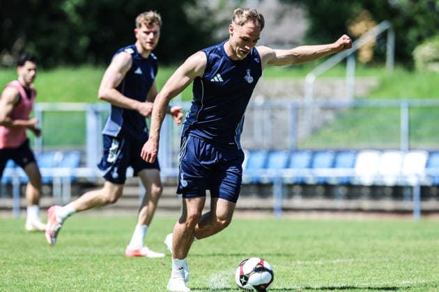 Fussball, 3.Liga Saison 2025 2026 Training MSV Duisburg 22.05.2026, Trainingsgelände MSV Duisburg Florian Krüger (MSV Duisburg, 26) Duisburg Trainingsgelände MSV Duisburg Nordrhein-Westfalen Deutschland