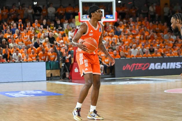 Malik Parsons (RASTA Vechta, 03) RASTA Vechta vs. ALBA Berlin, easyCredit Basketball Bundesliga, Play-Off, Saison 2025 2026, 22.05.2026, RASTA Vechta vs. ALBA Berlin, easyCredit Basketball Bundesliga, Play-Off, Saison 2025 2026, 22.05.2026 Vechta Copyright: xEibner-Pressefoto RobertxGertzenx EP_RGN