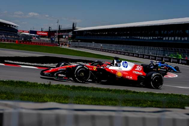 MONTREAL - Formula 1 driver Charles Leclerc of Scuderia Ferrari HP during the Formula 1 Canada Race at the Circuit Gilles Villeneuve on May 22, 2026 in Montreal, Canada. (Photo by DeFodi Images) -