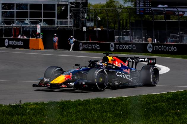 MONTREAL - Formula 1 driver Max Verstappen of Oracle Red Bull Racing during the Formula 1 Canada Race at the Circuit Gilles Villeneuve on May 22, 2026 in Montreal, Canada. (Photo by DeFodi Images) -