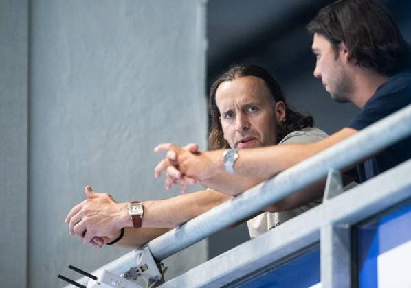 DAIKIN HBL HANDBALL HERREN 1. BL 32. SPIELTAG THSV EISENACH - TBV LEMGO LIPPE ** NUR FÜR REDAKTIONELLE ZWECKE ** EDITORIAL USE ONLY **<p>22 05 2026-Eisenach: DAIKIN HBL Handball 1. Bundesliga Herren Saison 2025 - 2026 32. Spieltag Werner Assmann Halle ThSV Eisenach - TBV Lemgo Lippe im Foto: Torhüter Silvio Heinevetter 12 (ThSV Eisenach) auf der Tribüne ( Deutschland Thüringen Eisenach Copyright: SaschaxFromm