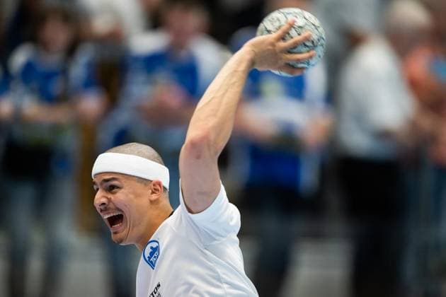 DAIKIN HBL HANDBALL HERREN 1. BL 32. SPIELTAG THSV EISENACH - TBV LEMGO LIPPE ** NUR FÜR REDAKTIONELLE ZWECKE ** EDITORIAL USE ONLY **<p>22 05 2026-Eisenach: DAIKIN HBL Handball 1. Bundesliga Herren Saison 2025 - 2026 32. Spieltag Werner Assmann Halle ThSV Eisenach - TBV Lemgo Lippe im Foto: Gian Attenhofer 11 (ThSV Eisenach) mit neuem Haarschnitt ( Deutschland Thüringen Eisenach Copyright: SaschaxFromm